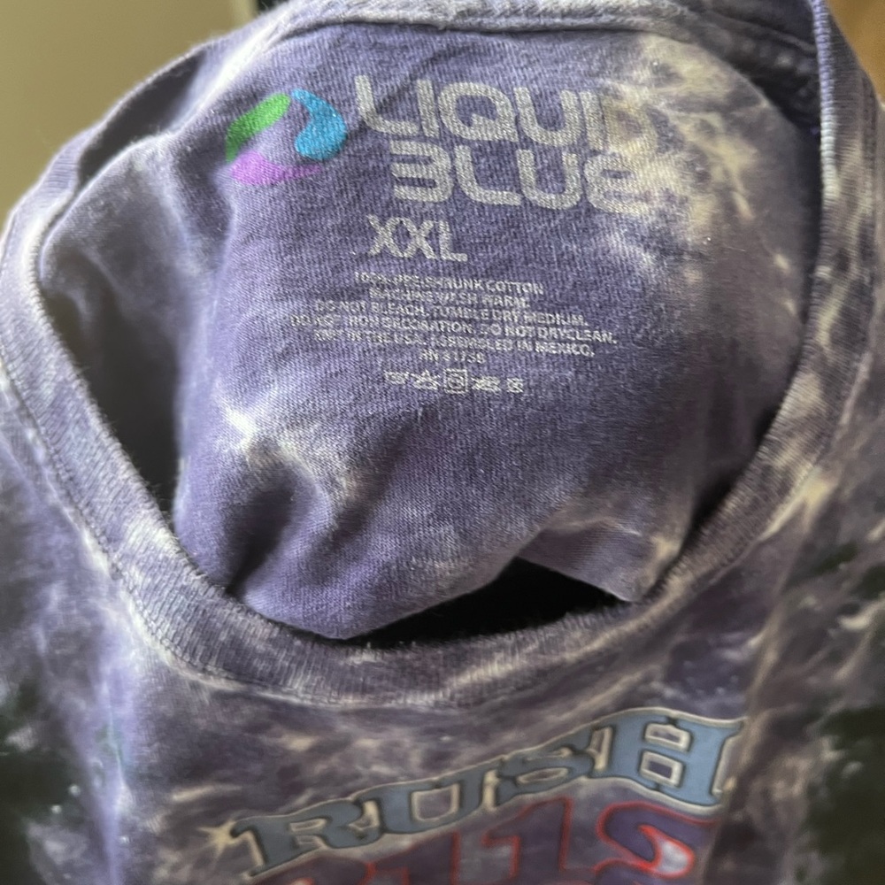 Rush 2112 tie dye T-shirt by liquid blue size 2XL - Picture 3 of 3
